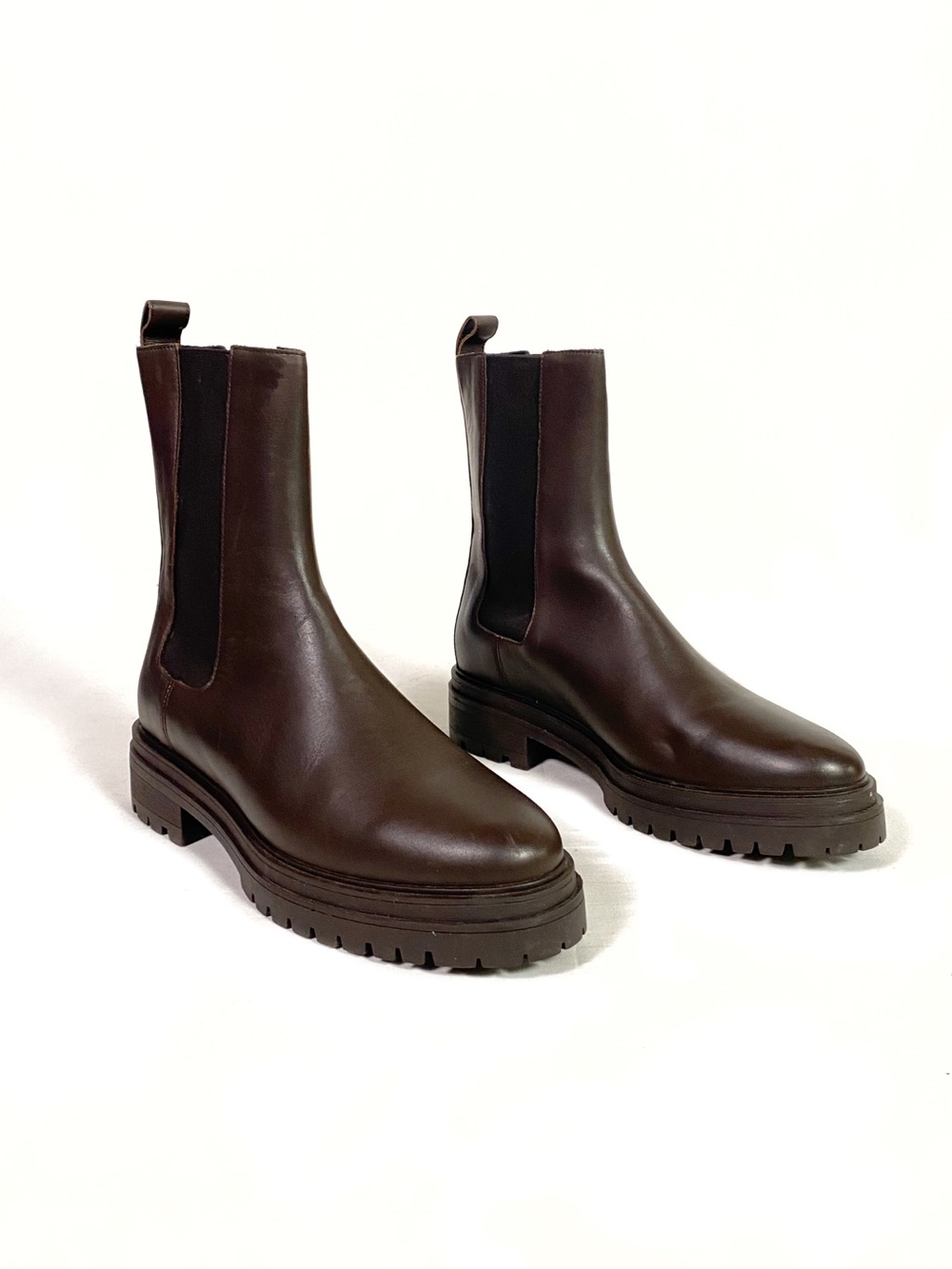 Ba&sh Coda Chelsea Ankle Boots Brown